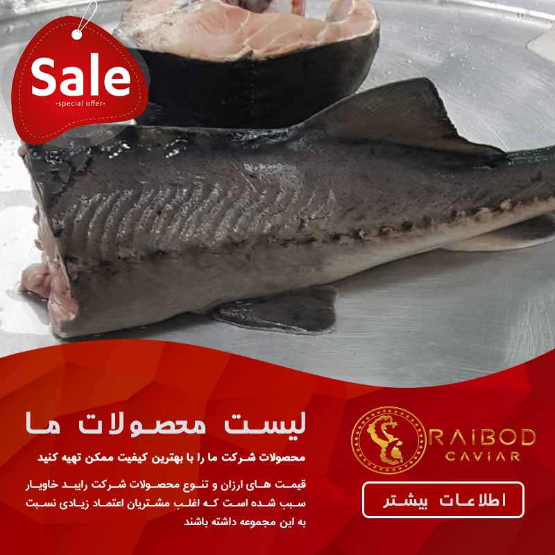 قیمت گوشت ماهی خاویاری